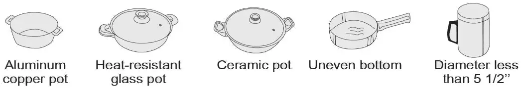 FOTILE EIG30102 12 Cooktop - Pot selection description 2