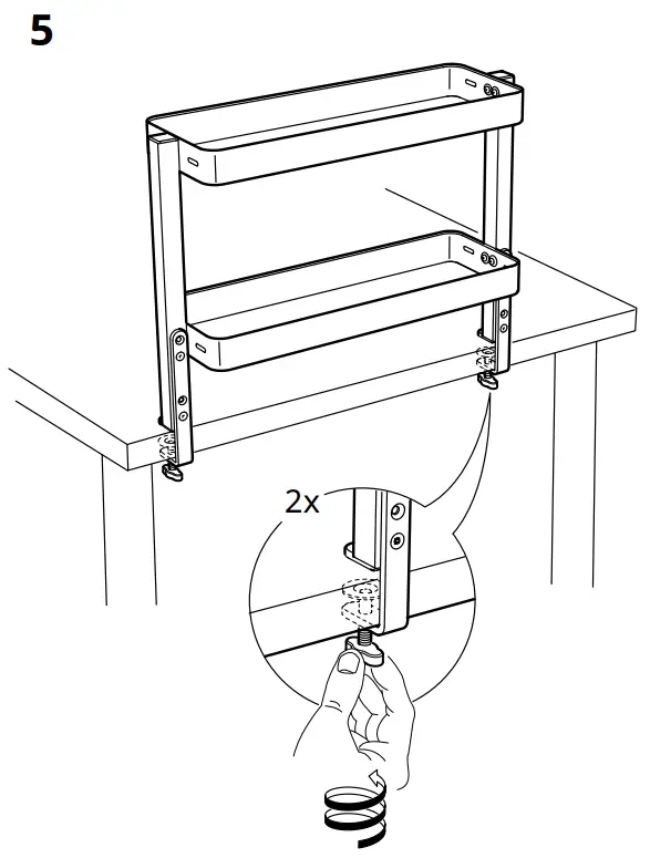 IKEA VATTENKAR Desktop Shelf - Fig 5