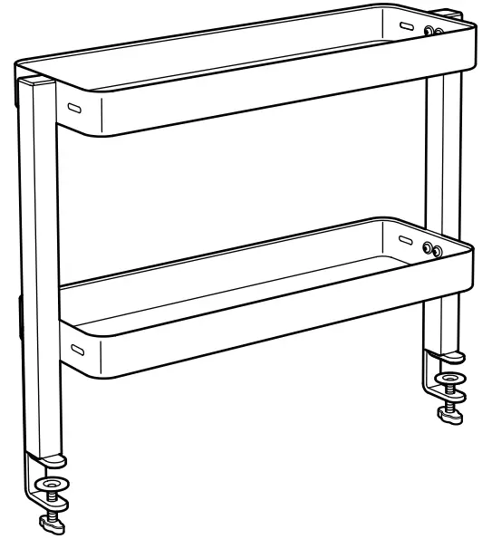 IKEA VATTENKAR Desktop Shelf
