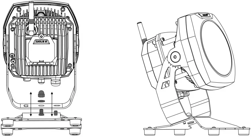 MOUNTING - USING YOKE