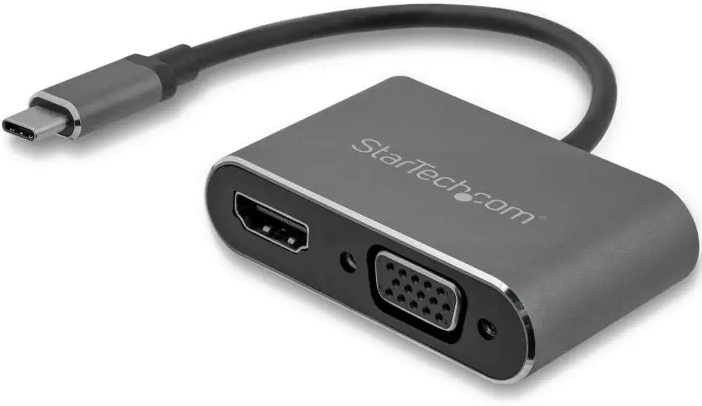 StarTech.com CDP2HDVGA USB-C to VGA and HDMI Adapter-product