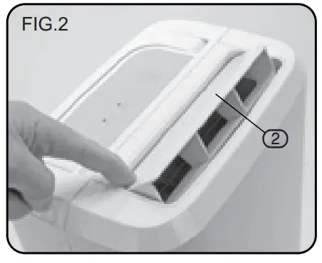 DRAPER 56135 230V Mobile Dehumidifier - Control panel 3