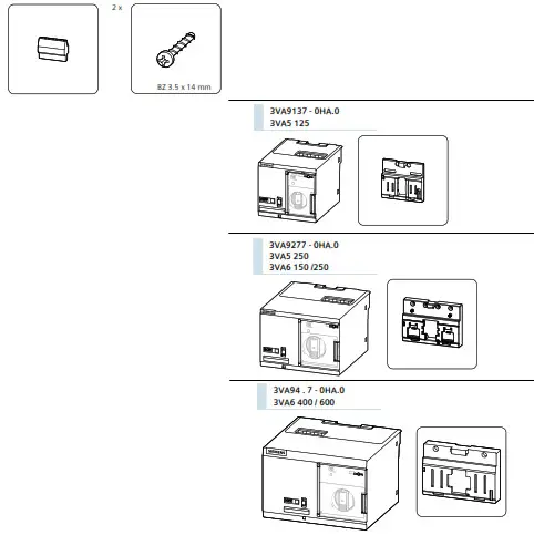 SIEMENS 3VA9137-0HA10 Motor Operator - Fig1
