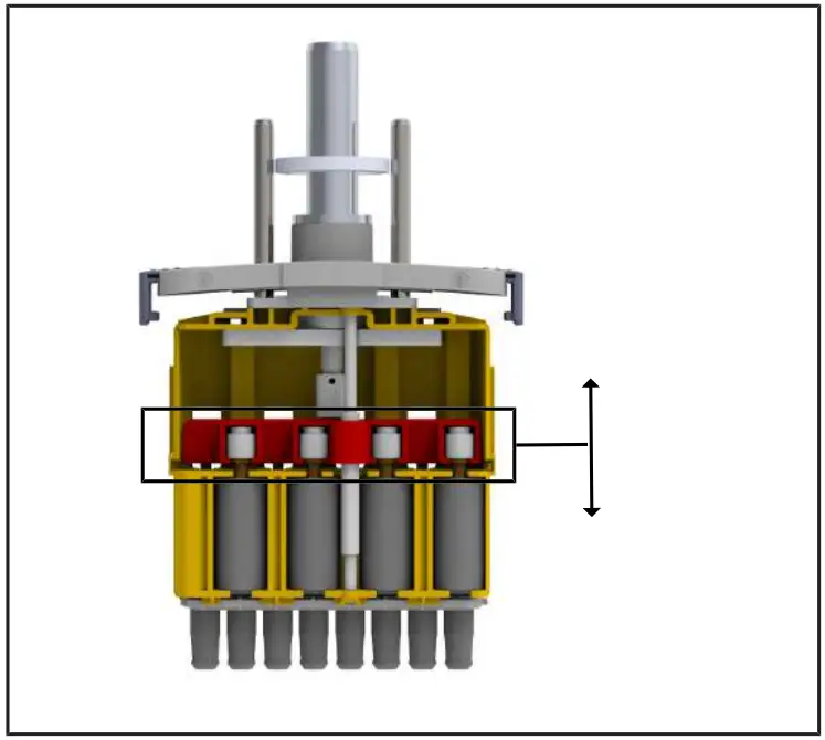 brand liquid handling station - Free movement of piston unit
