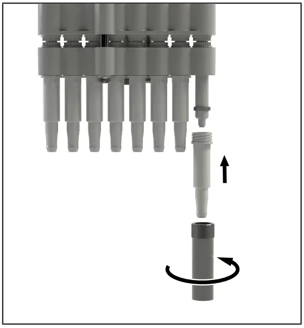 brand liquid handling station - Mount the seal