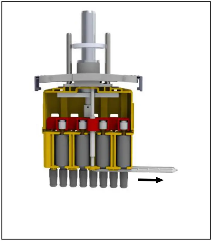 brand liquid handling station - Remove shaft fastening