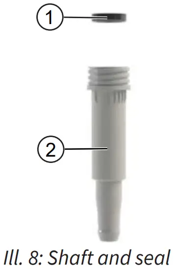 brand liquid handling station - Shaft and seal