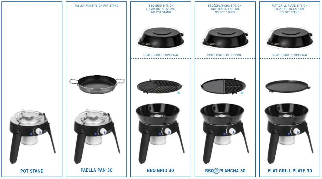 CADAC Safari Chef 30 Compact Gas BBQ - Product Overview 1
