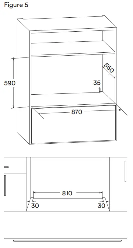 esatto EO9060XL9M Built In Oven - ELEVATED CABINET