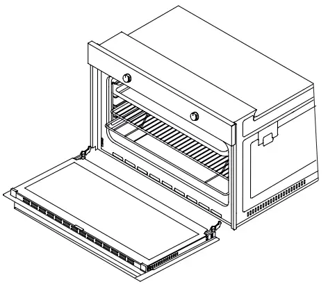 esatto EO9060XL9M Built In Oven - plastic latches