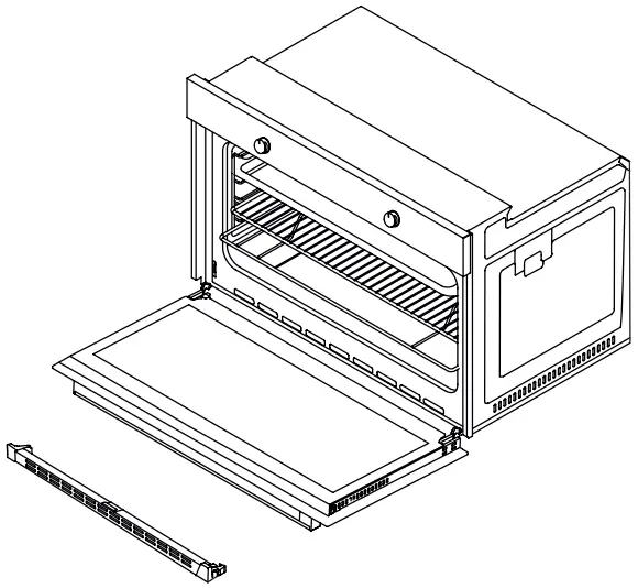 esatto EO9060XL9M Built In Oven - profile toward