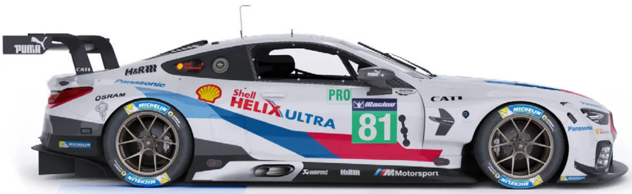 BMW M8 GTE car