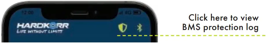 HARDKORR 240AH LiFePO4 Deep Cycle Battery - shield icon