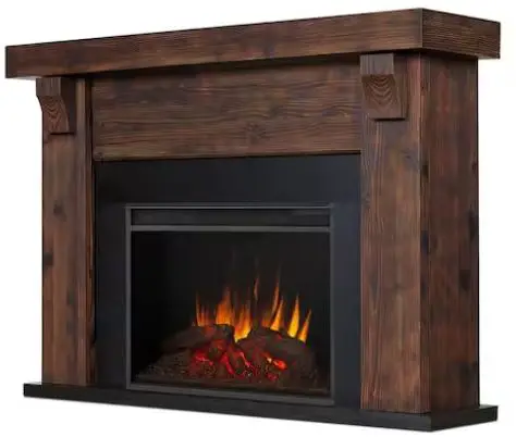 real-flame-8700-Freestanding-Wooden-Electric-Fireplace-PRO