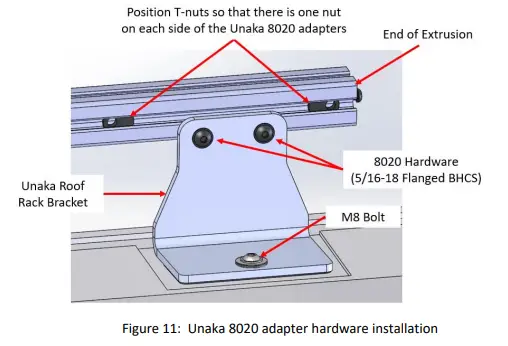 UNAKA-Ford-Transit-8020-Roof-Rack-Bracket-fig-13