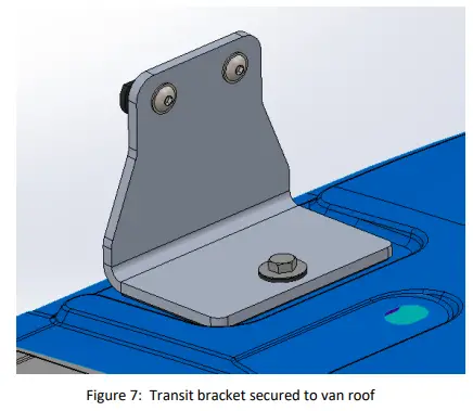 UNAKA-Ford-Transit-8020-Roof-Rack-Bracket-fig-8