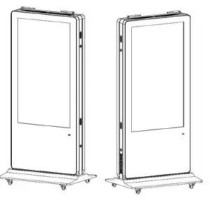 DISPLAYS2GO-DF043TLBD-Double-Sided-Floor-Standing-Digital-Signage-fig-4
