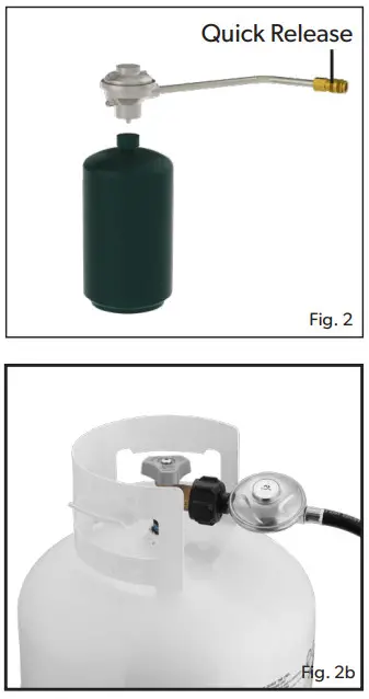 CADAC 5610 Citi Chef 40 Portable 4 Piece Camping BBQ System - Gas Supply