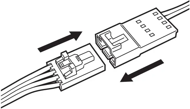 CORSAIR AR Series iCUE AR120 Digital RGB Cooling System - CONNECT ADAPTER CABLE