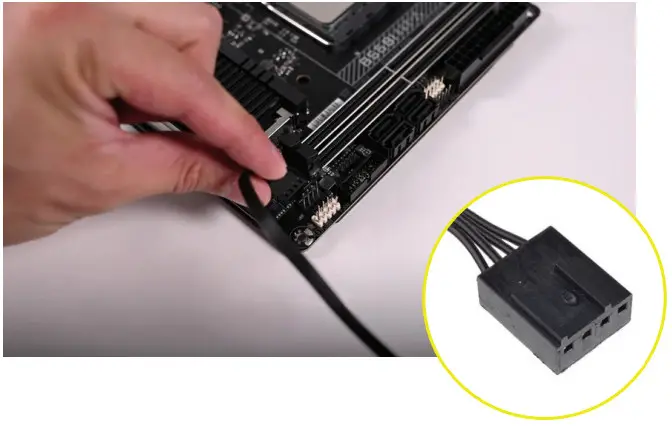 CORSAIR AR Series iCUE AR120 Digital RGB Cooling System - CONNECT TO POWER 2