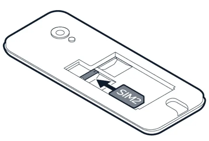 Insert the second SIM