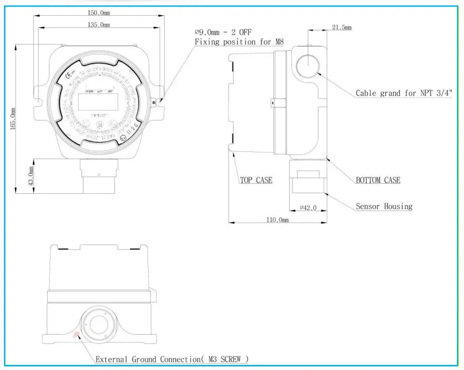 SENKO-SI-100-Fixed-Gas-Detector-FIG-3