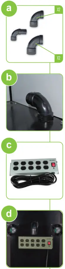 SUPERCLOSET LED Superstar Smart Grow Cabinet - set up