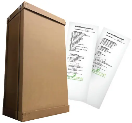 SUPERCLOSET LED Superstar Smart Grow Cabinet - unpacking the SuperCloset