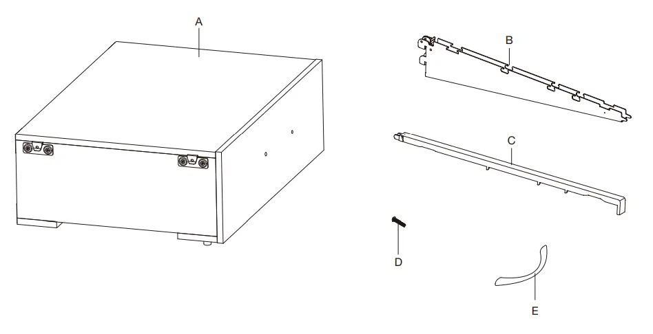 EVERBILT-1007-775-352-1-Tier-Wood-Closet-Organization-Shelving-Unit Drawer-Kit-FIG-2