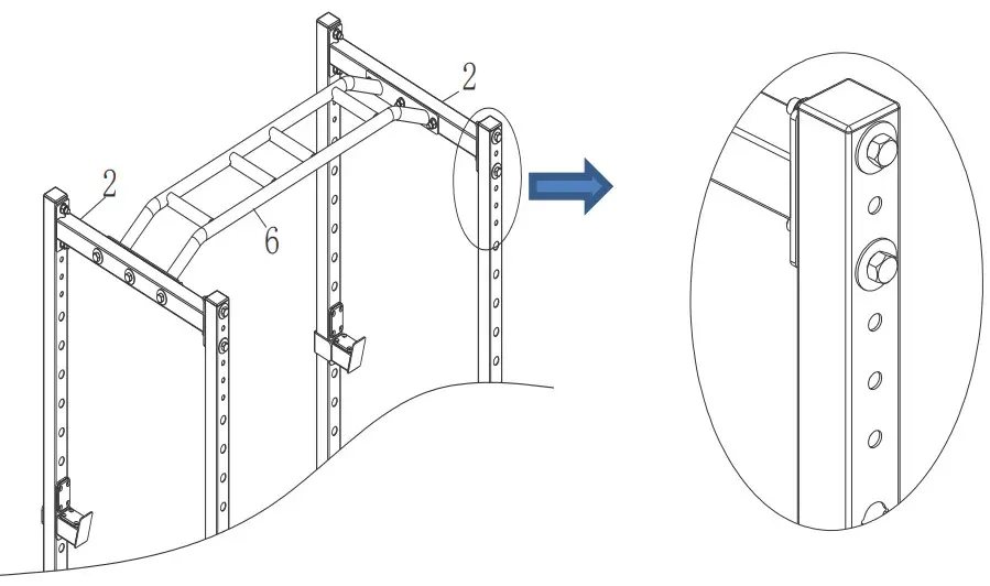 SUNNY SF-XF9925 Power Zone Strength Rack - ADJUSTMENTS 1
