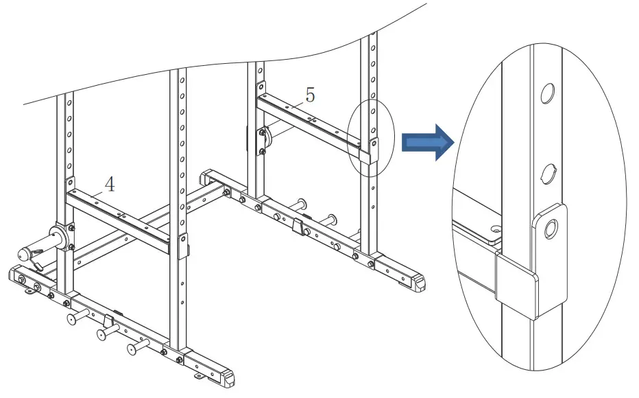 SUNNY SF-XF9925 Power Zone Strength Rack - ADJUSTMENTS 2