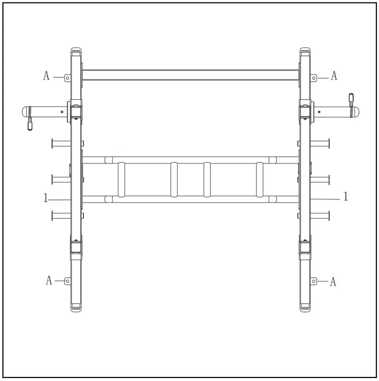 SUNNY SF-XF9925 Power Zone Strength Rack - ASSEMBLY 6