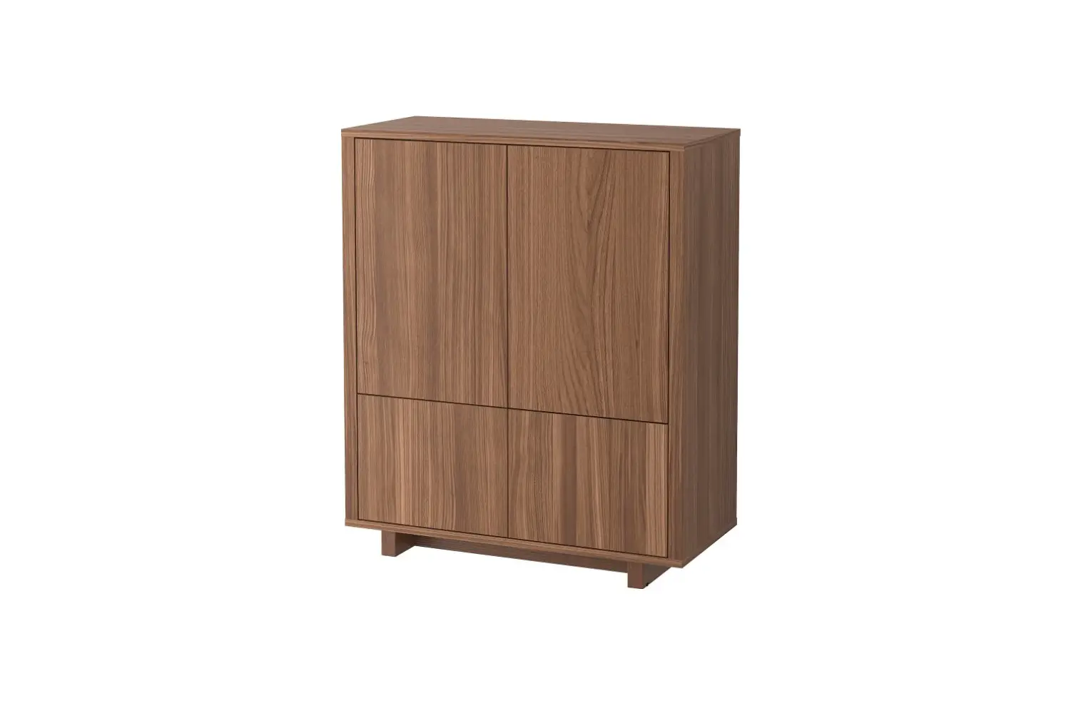 Ikea Aa-1913012-8 Stockholm Cabinet With 2 Drawers Walnut Veneer Instruction Manual