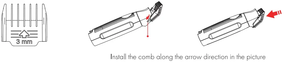 homeika H017 Pet Grooming Kit - Combs