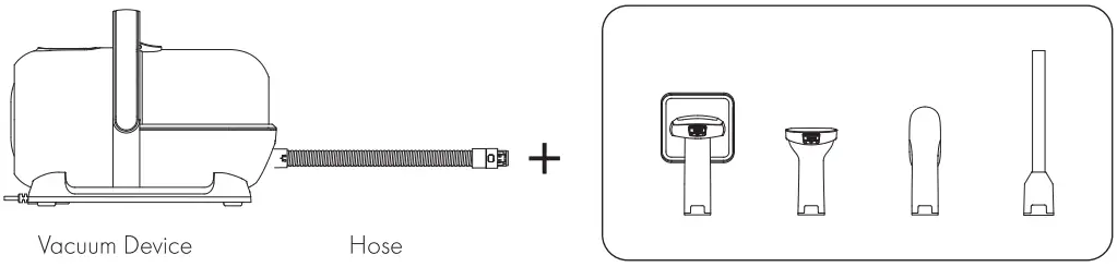 homeika H017 Pet Grooming Kit - Connection
