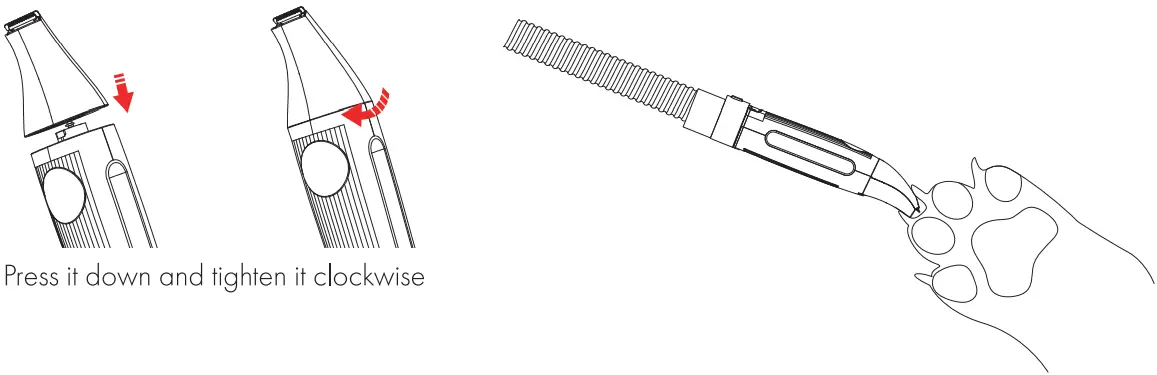 homeika H017 Pet Grooming Kit - trimmer