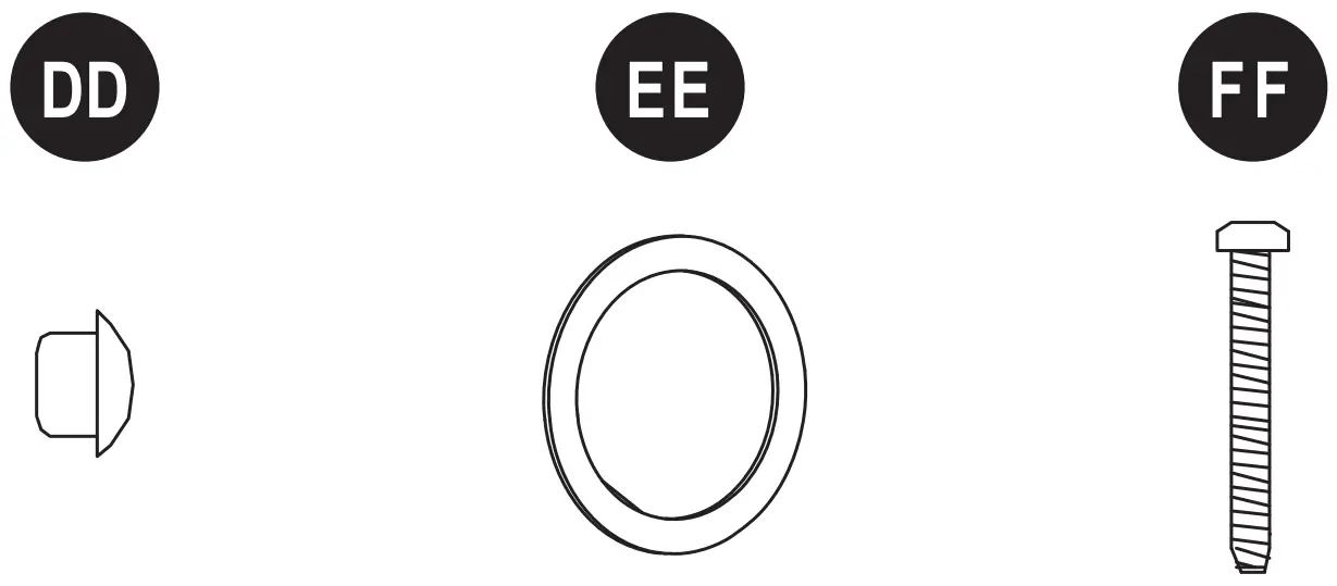 LUTEC 7635202412 Motion Activated Floodlight - HARDWARE CONTENTS 1