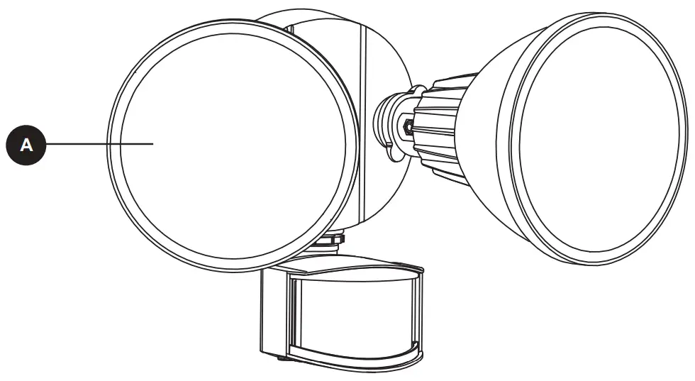LUTEC 7635202412 Motion Activated Floodlight - PACKAGE CONTENTS