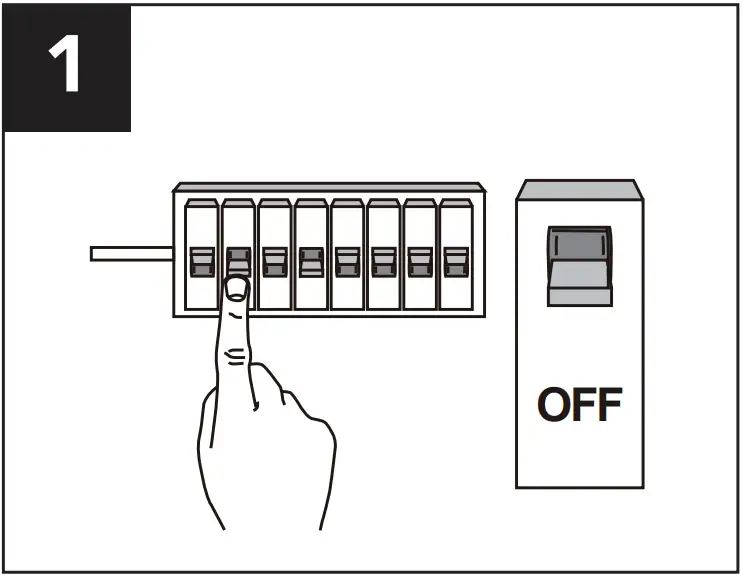 LUTEC 7635202412 Motion Activated Floodlight - fuse box