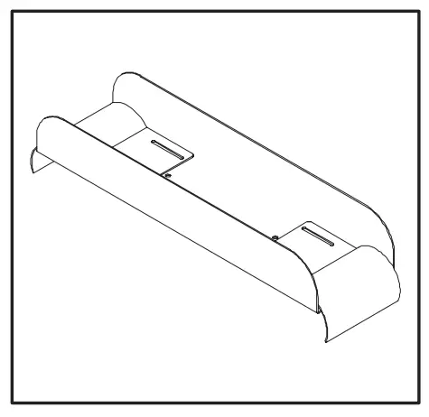 nVent HOFFMAN EWFT Open Frame Rack Top Waterfall -