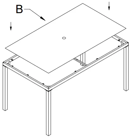 Kmart 43162116 7 Piece Dining Set - Step 2