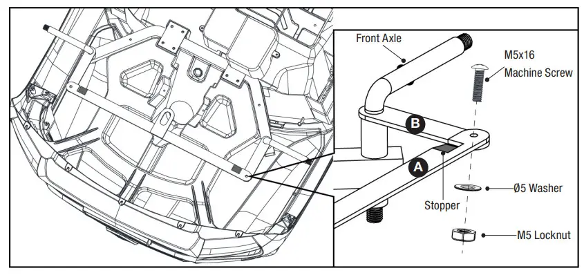 DYNACRAFT BM215 6V Toyota Land Cruiser - ASSEMBLY 1