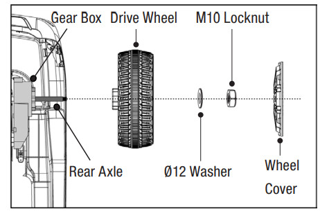 DYNACRAFT BM215 6V Toyota Land Cruiser - ASSEMBLY 4