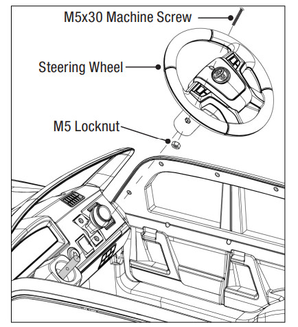 DYNACRAFT BM215 6V Toyota Land Cruiser - ASSEMBLY 6