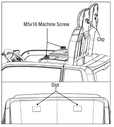 DYNACRAFT BM215 6V Toyota Land Cruiser - SEAT