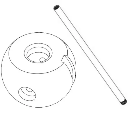 Stem End Hole Drilling for Swivel Ball