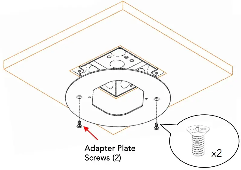 Square Junction Box Adapter