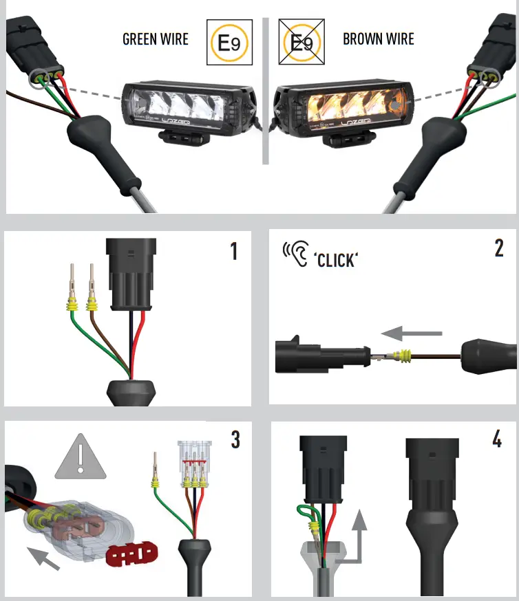 LAZER ISUZU D MAX (2021+) Grille Integration Kit - CONNECTOR INSTRUCTIONS