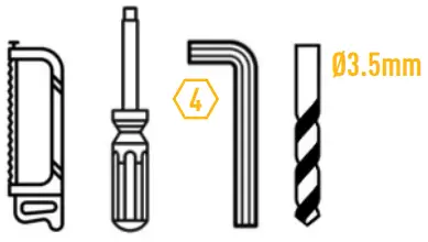 LAZER ISUZU D MAX (2021+) Grille Integration Kit - Tools