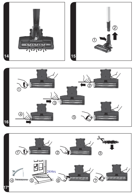 HOOVER HF522LHS 011 without Bag Vacuum - fig 4
